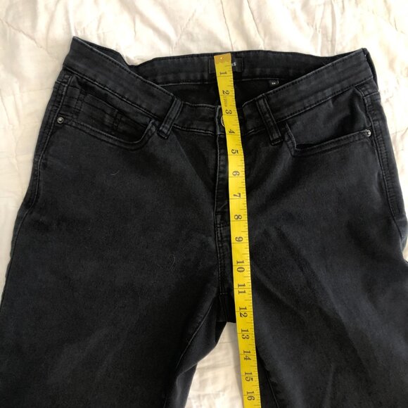 3/$25 ❥ R Jeans Black Ankle Capris Stretch Jeans Size 29x22 - Picture 13 of 13